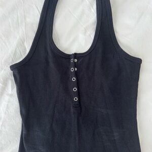 Abercrombie Cropped Ribbed Tank